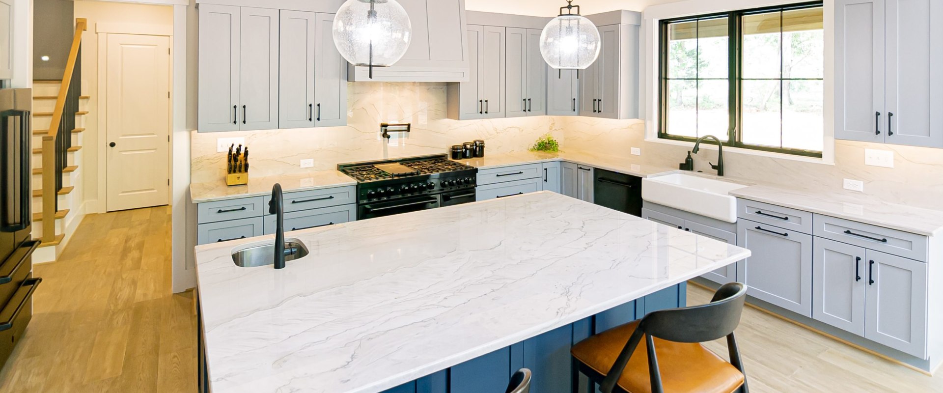 A Timeless Look: How Quartzite Stone Countertops Can Beautifully Complement Your Hardwood Flooring